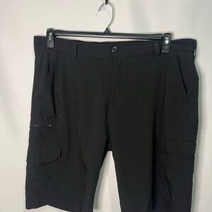 Classic Black Cargo Shorts for Men
